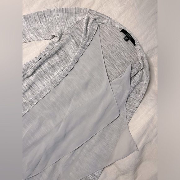 GUESS Chiffon Soft Gray Summer Duster Sweater XXS - Picture 14 of 14
